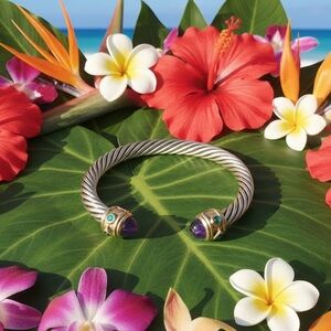 David Yurman 14k Gold & Sterling Bracelet Retails for $3800, can’t go any lower